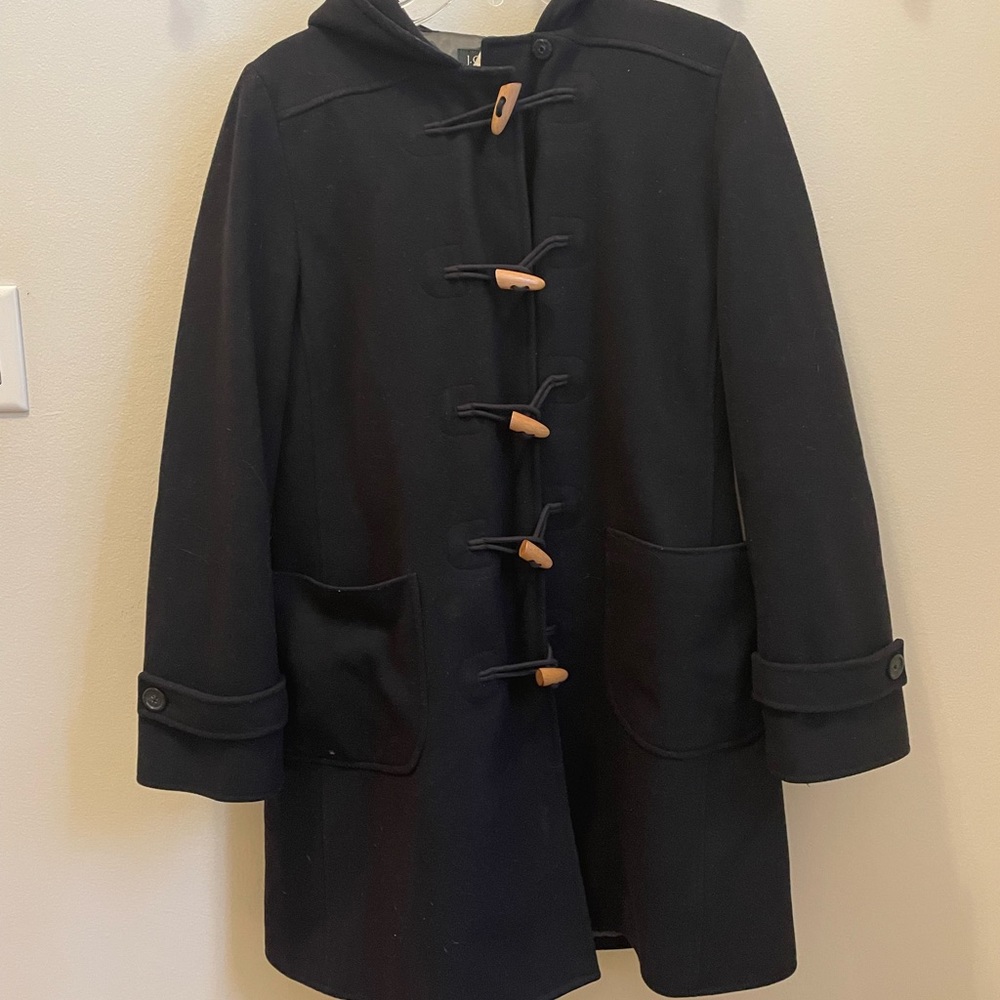 Women’s J Crew Wool Coat (black)